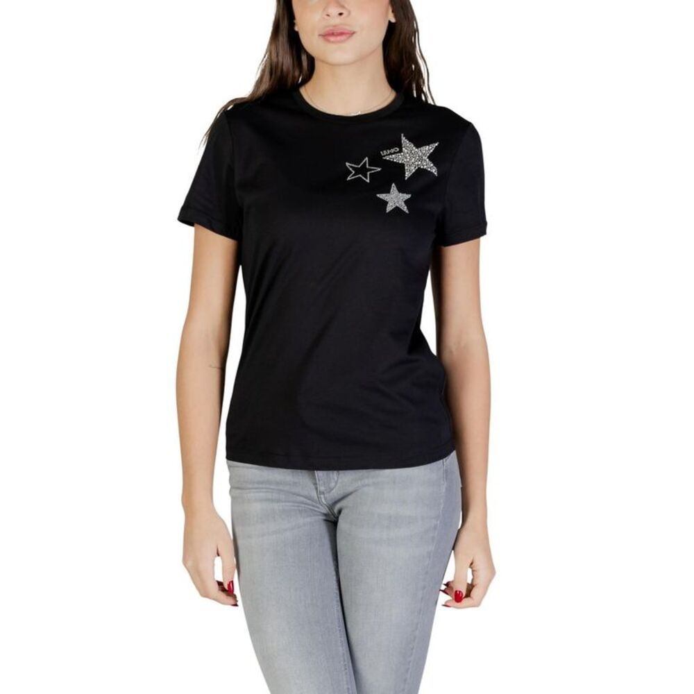Liu Jo Black Cotton Women's T-Shirt